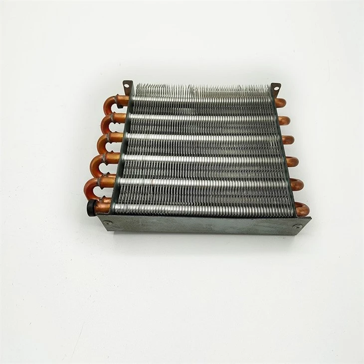 Copper Tube Fin Evaporator Condenser For Supermarket Display Cabinet